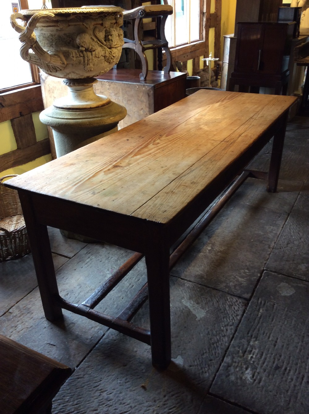19thC Pine refectory table View II