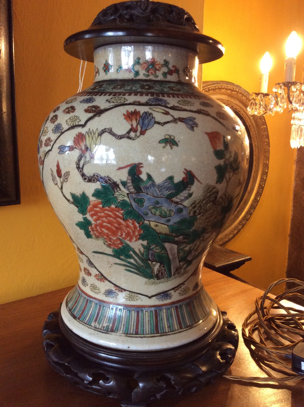 An oriental table lamp  View II