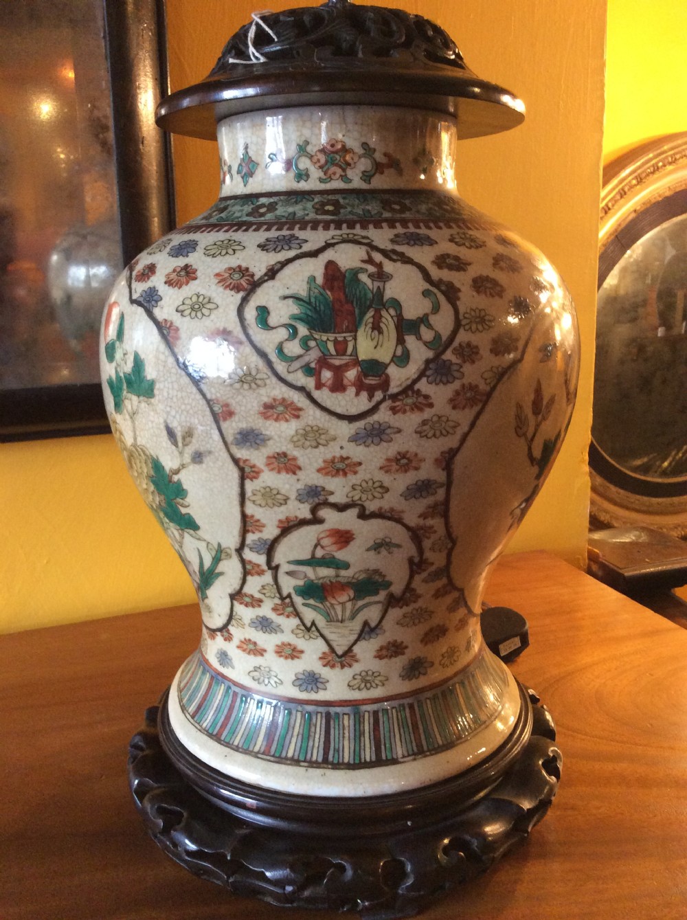 An oriental table lamp  View IV