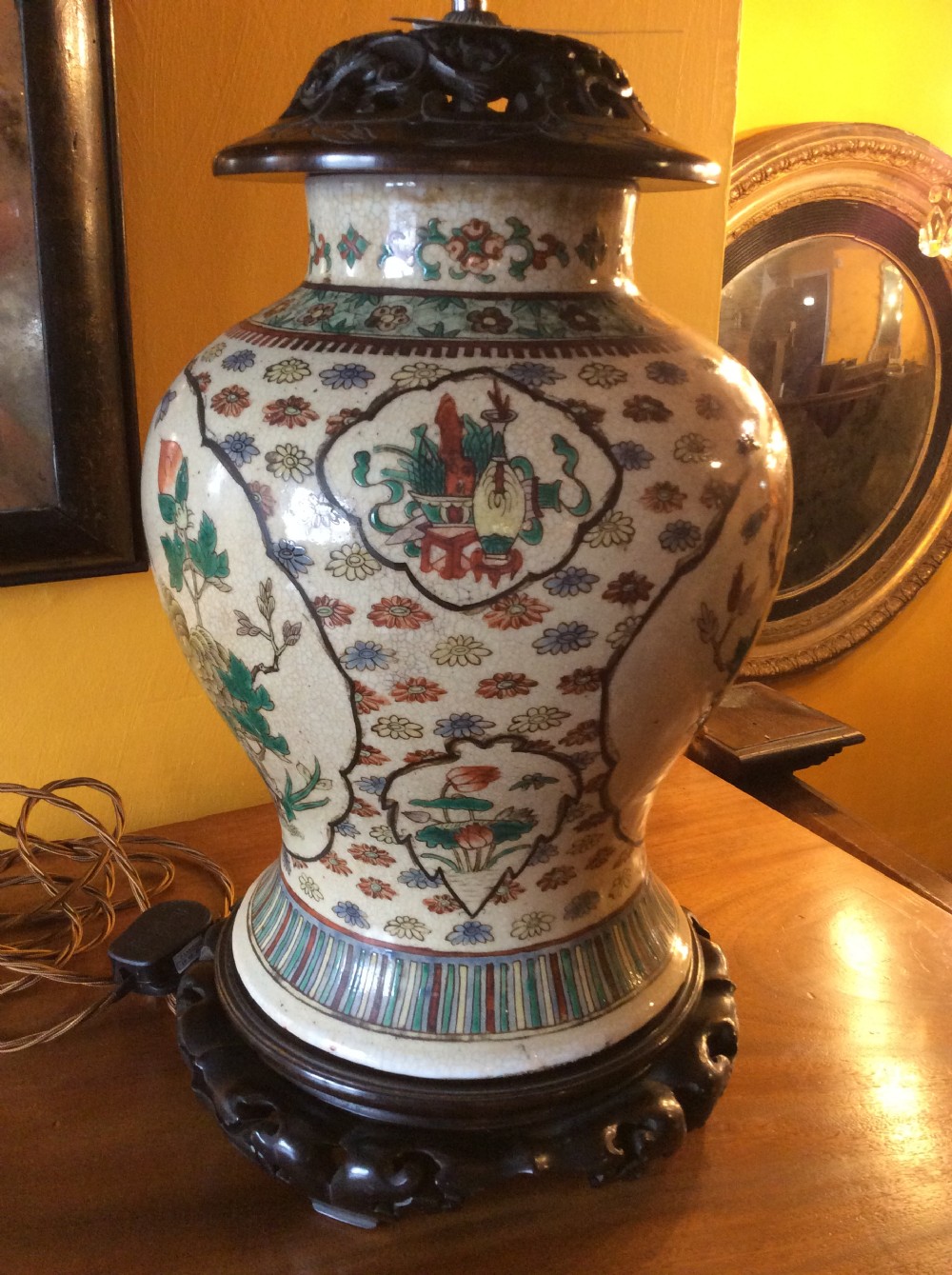 An oriental table lamp  View VI