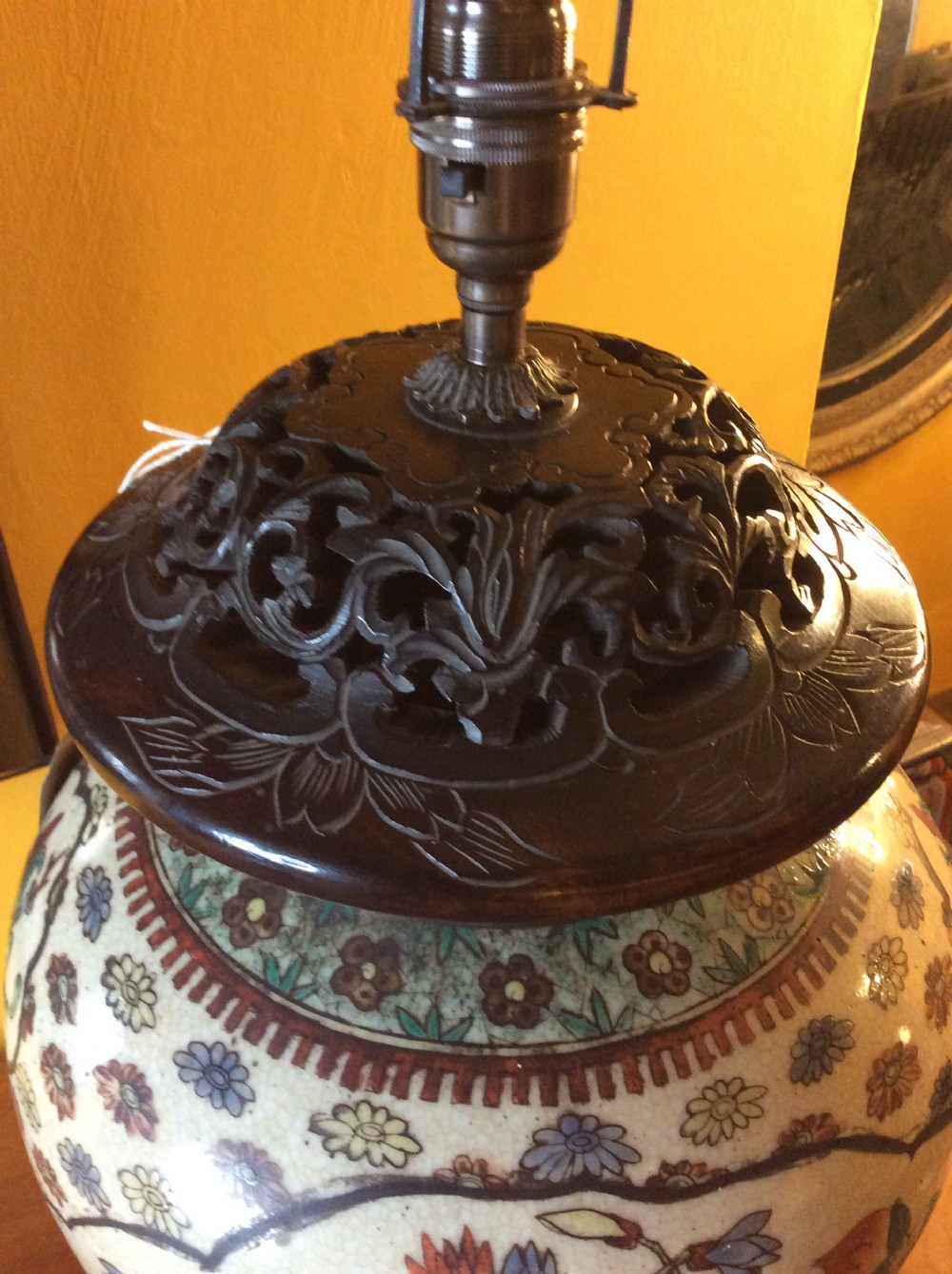 An oriental table lamp  View VIII