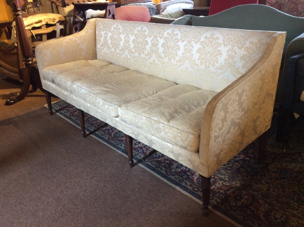 A late 18thC mahogany sofa View VI