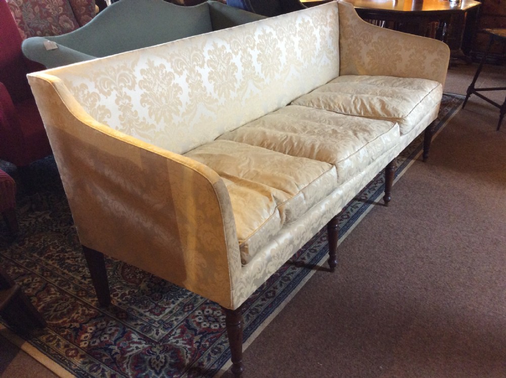 A late 18thC mahogany sofa View VII