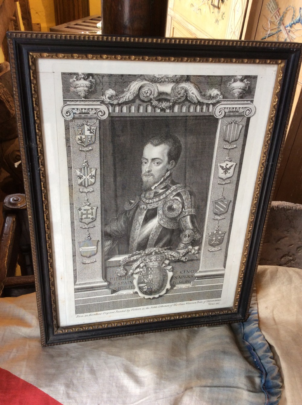 A Pair of of 19thC  etching pictures View III