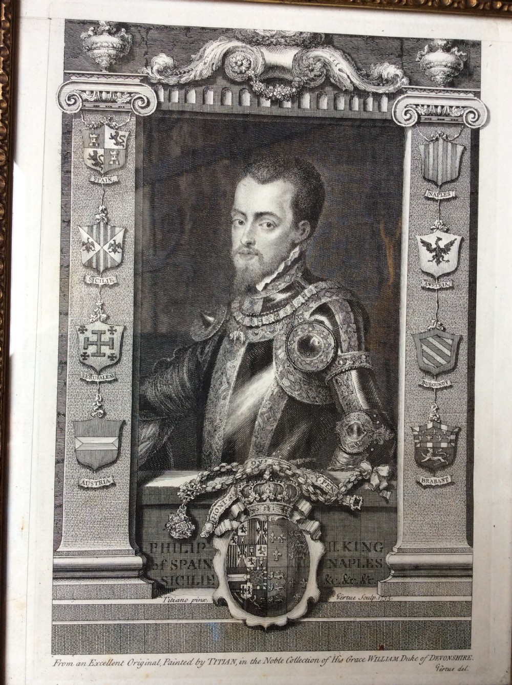 A Pair of of 19thC  etching pictures View V