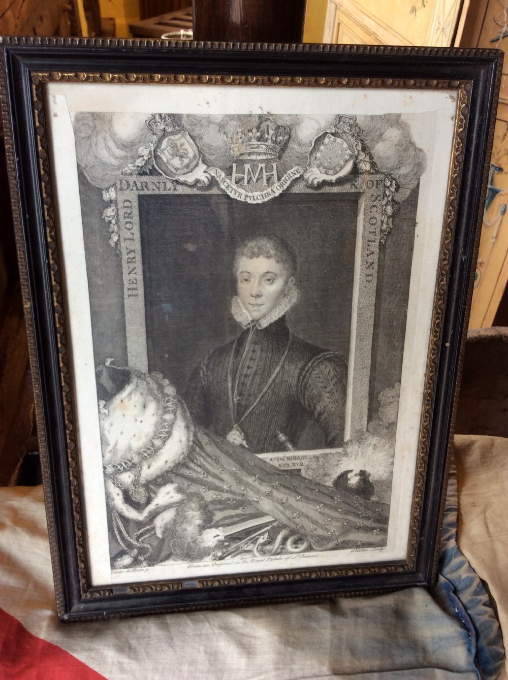A Pair of of 19thC  etching pictures View VI