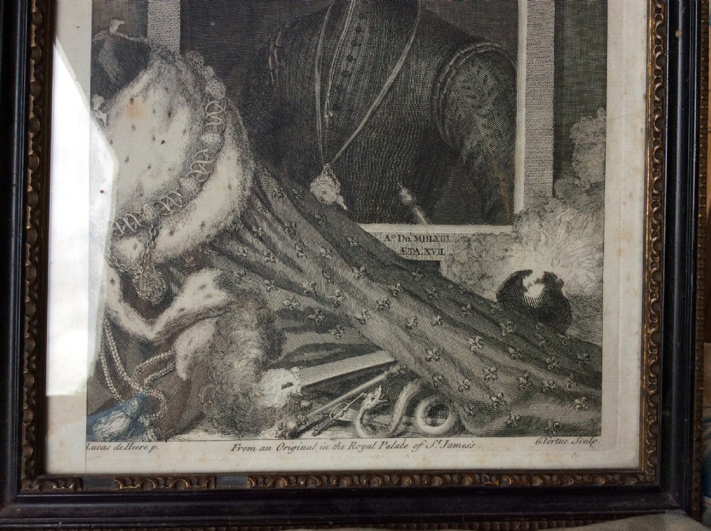 A Pair of of 19thC  etching pictures View VIII