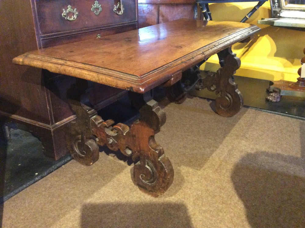 An 18thC walnut table View VII