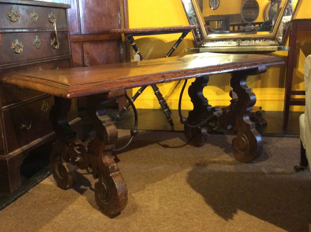 An 18thC walnut table View VIII