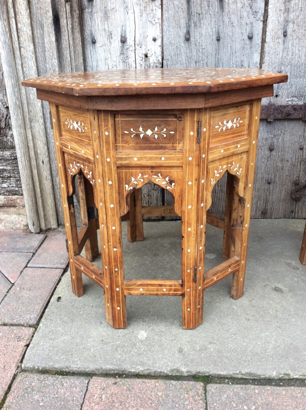 A pair of octagonal moorish tables View IV