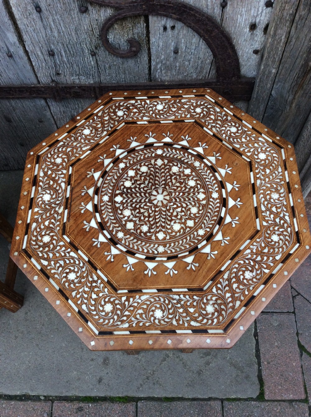A pair of octagonal moorish tables View IX