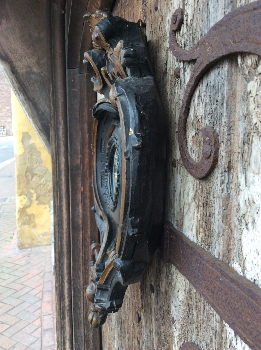 Early 19thC carved naval mirror View IV