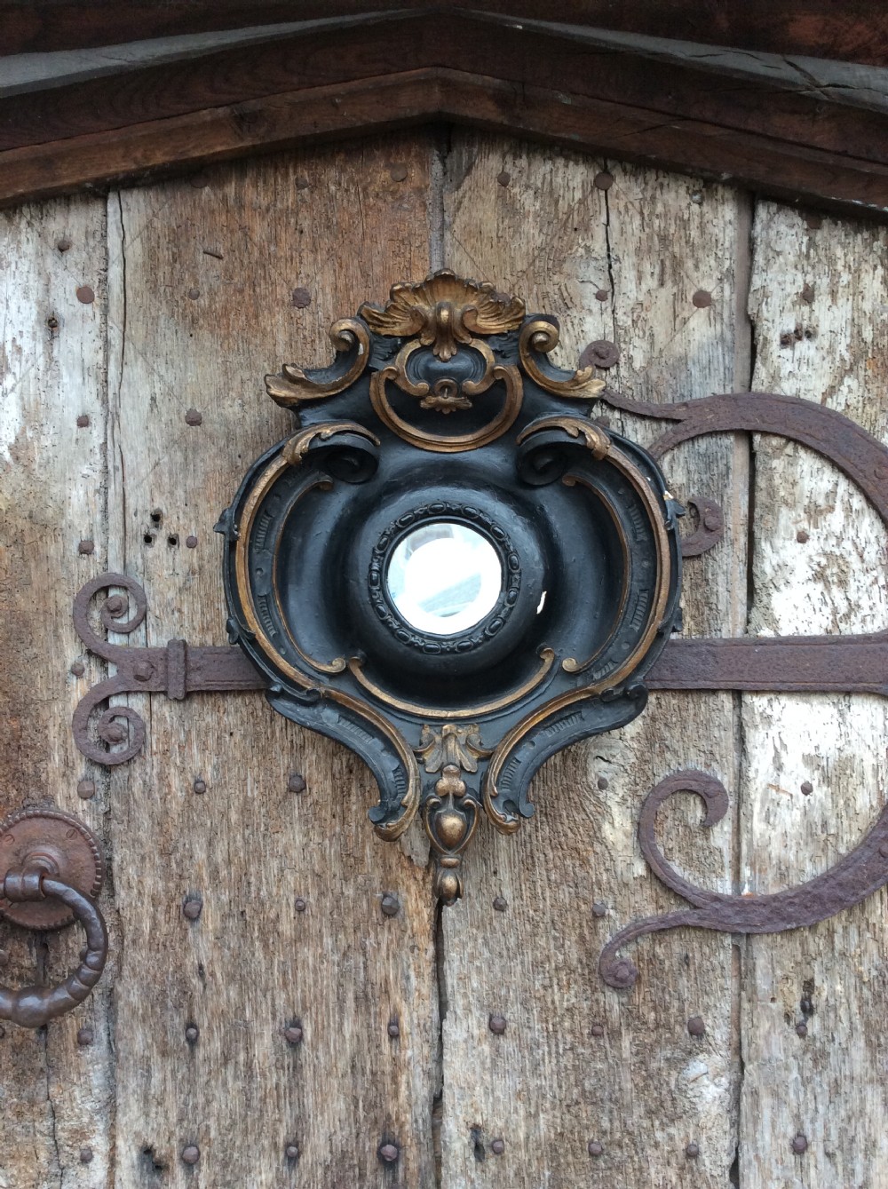 Early 19thC carved naval mirror View VIII