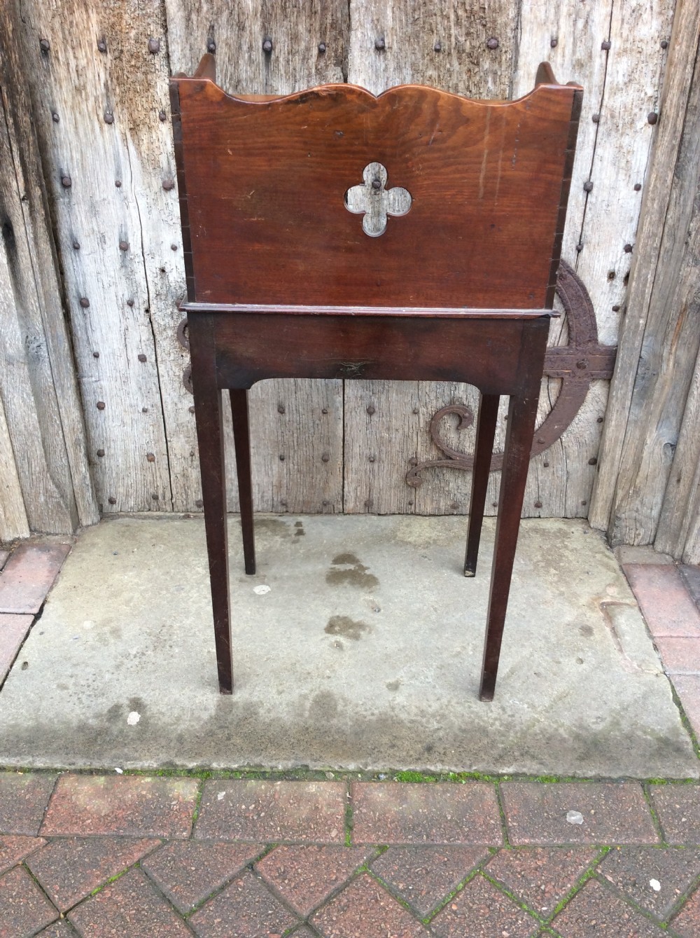 An 18thC mahogany book stand View IV