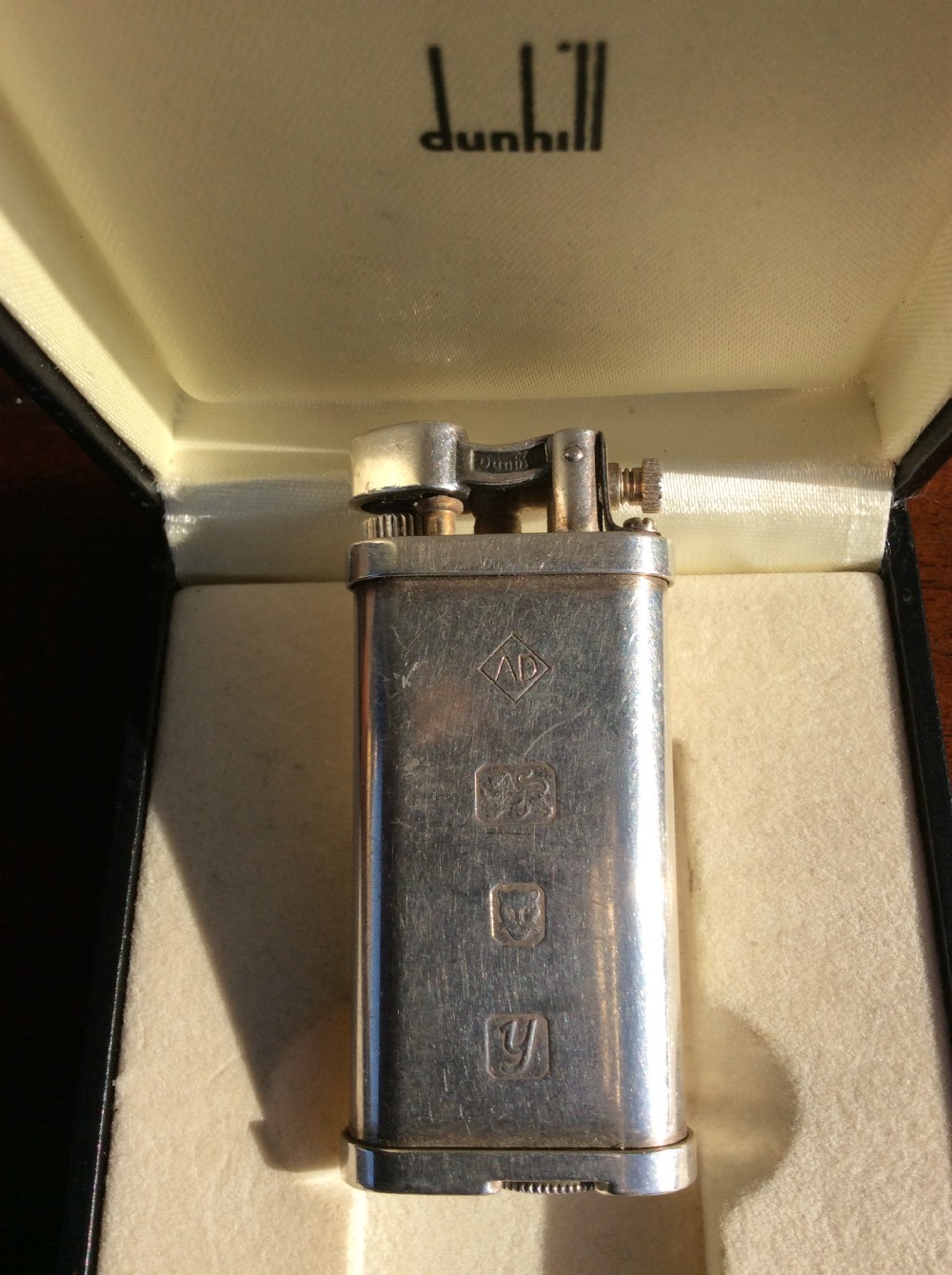 Art deco Dunhill silver lighter View II