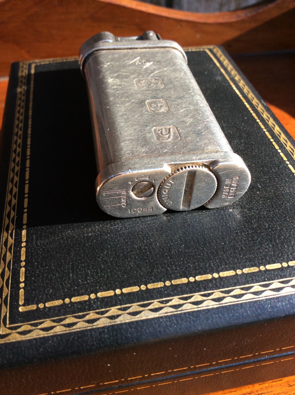Art deco Dunhill silver lighter View IV