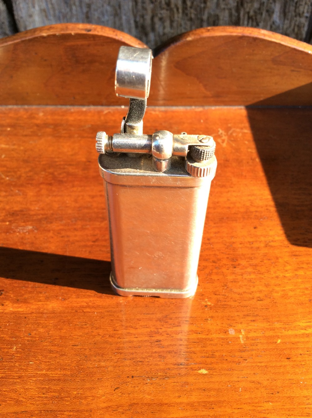 Art deco Dunhill silver lighter View X