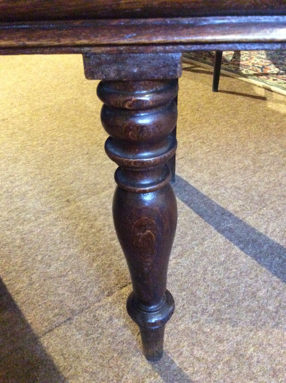 A 19thC carved oak bench View X