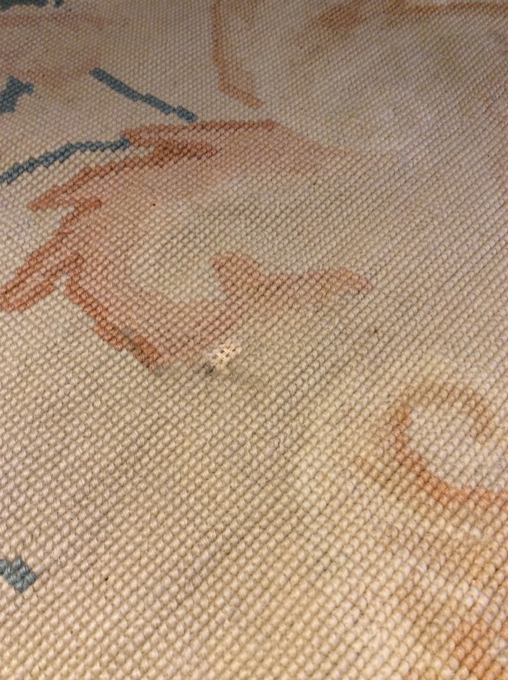 A French handmade tapestry wool rug. View VII