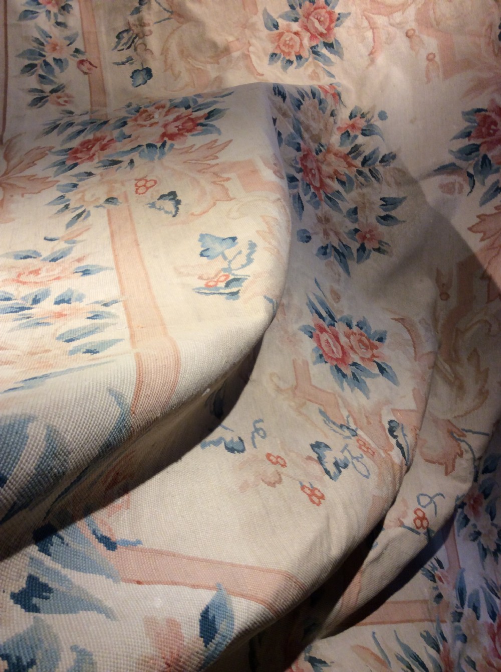 A French handmade tapestry wool rug. View VIII