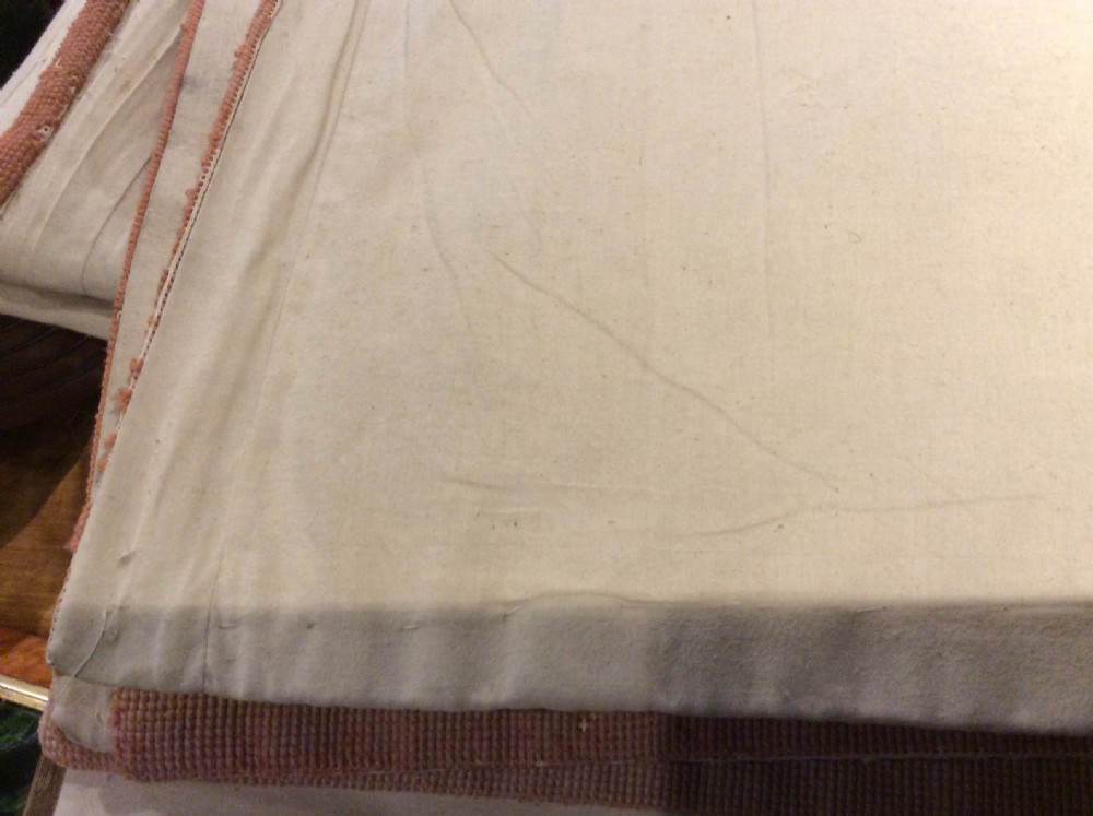 A French handmade tapestry wool rug. View X
