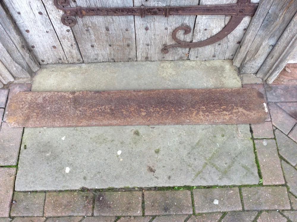 A 19thC “ Police station” sign in cast pig iron View III