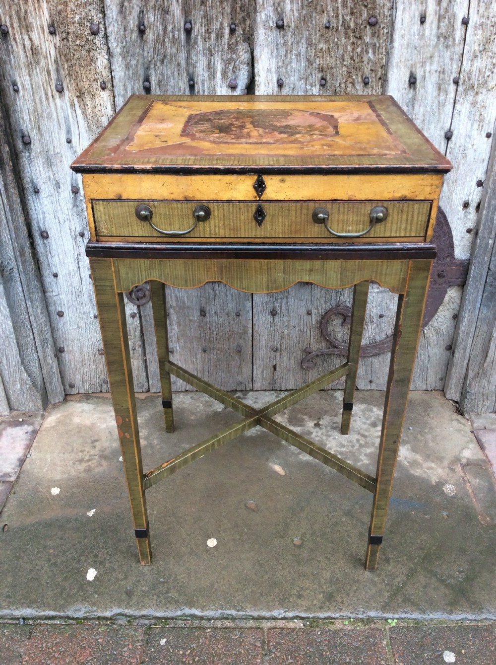 An 18thC decorated work table View II