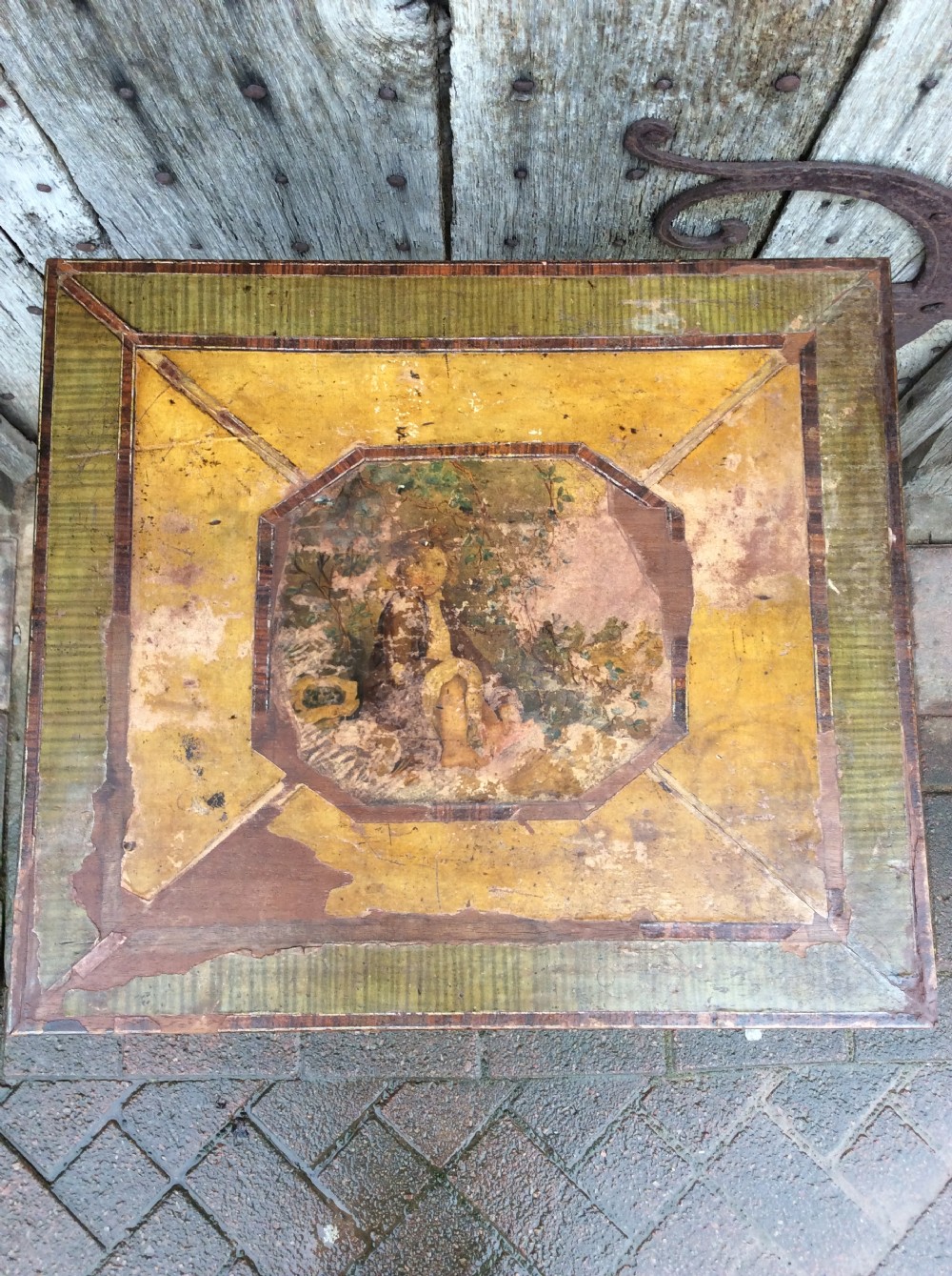 An 18thC decorated work table View IV