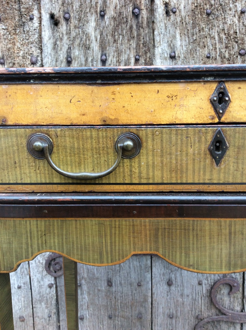 An 18thC decorated work table View V