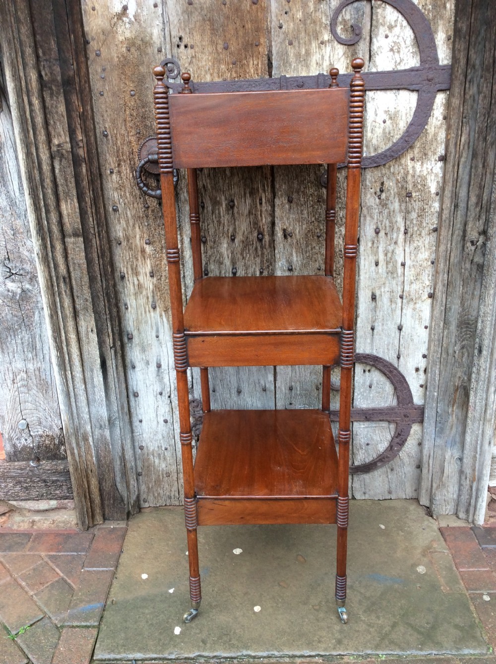 A Regency mahogany 4 tear & 3drawer Scottish Whatnot View VIII