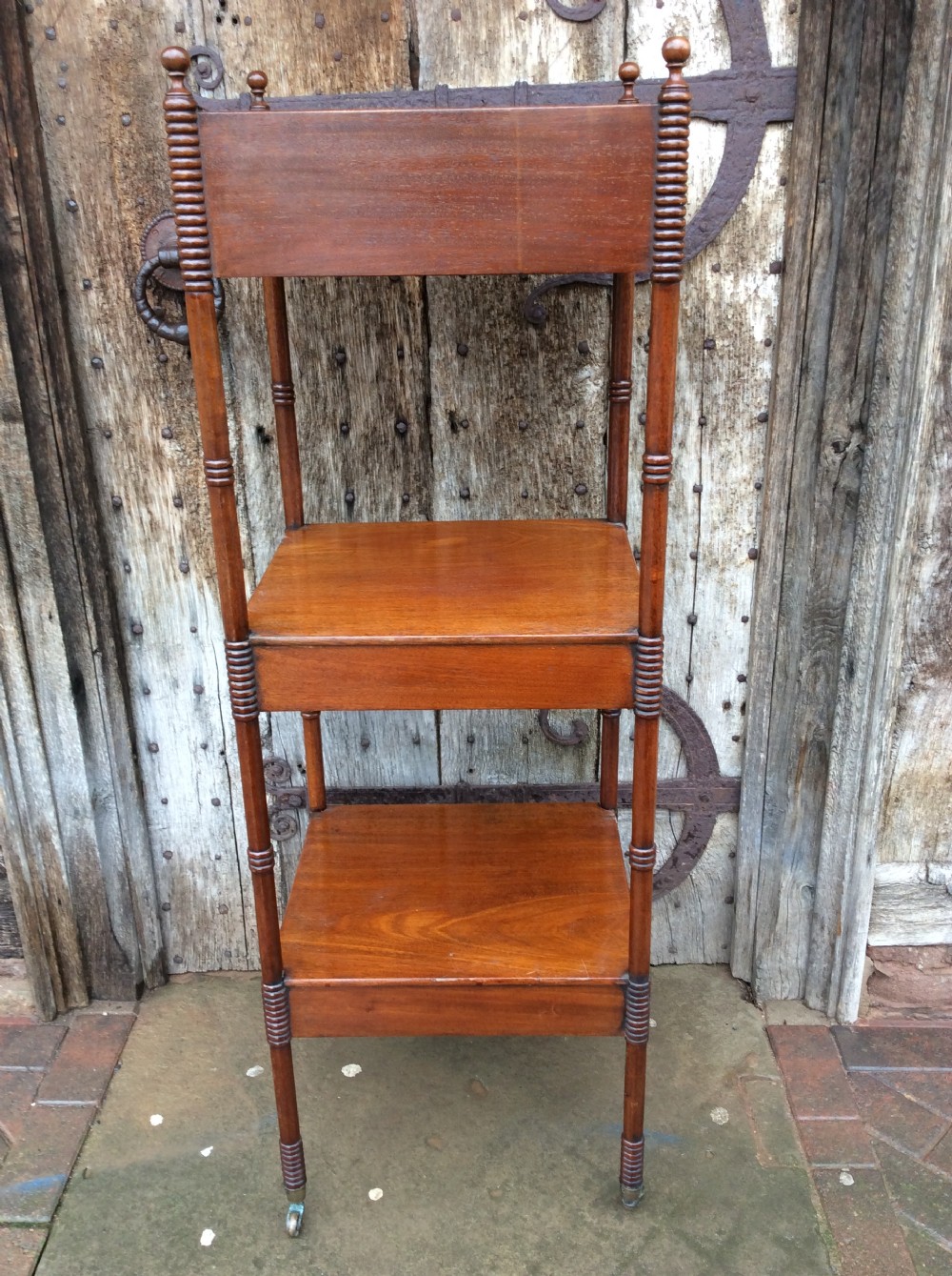 A Regency mahogany 4 tear & 3drawer Scottish Whatnot View IX