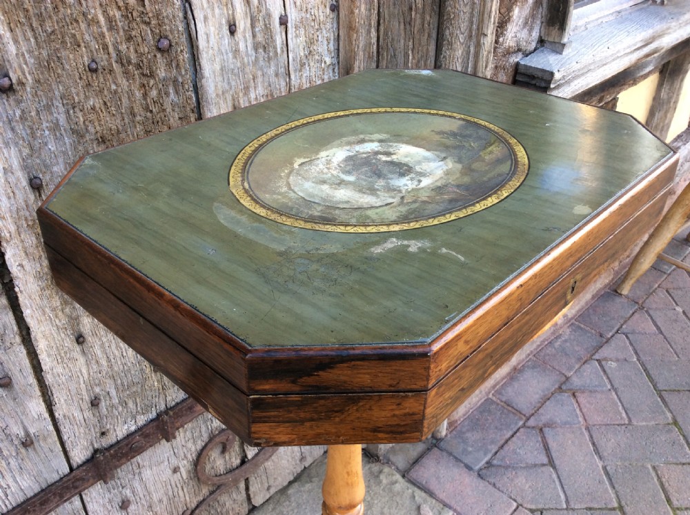 A Regency decorated shell box View IV