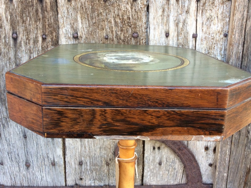 A Regency decorated shell box View VIII