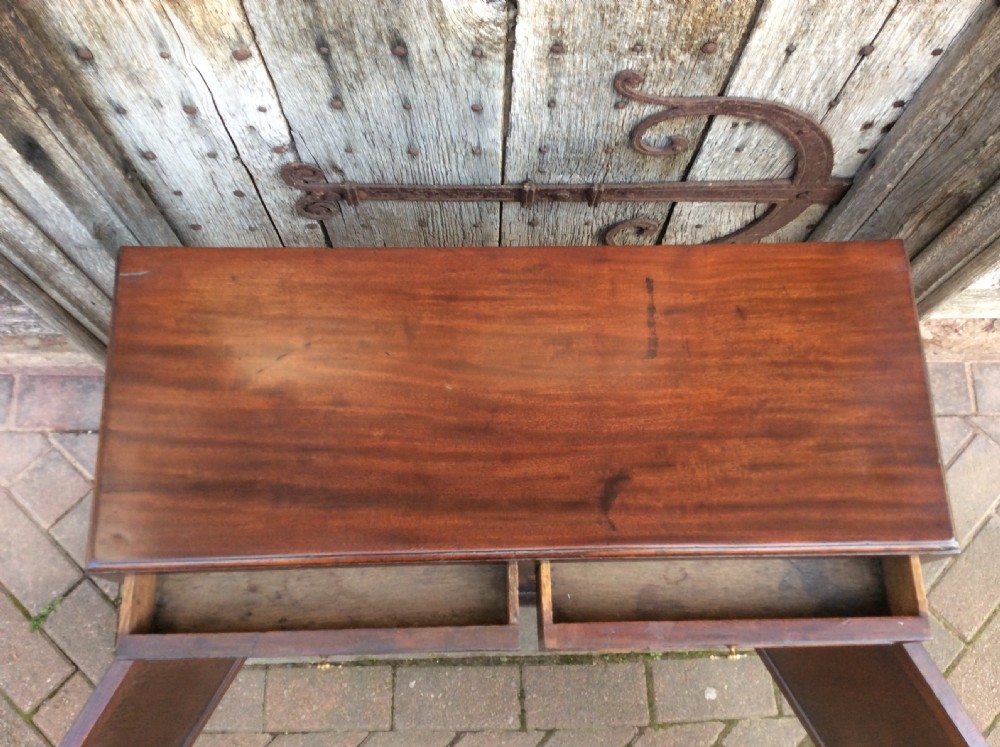 A small 18thC mahogany side cabinet View VI