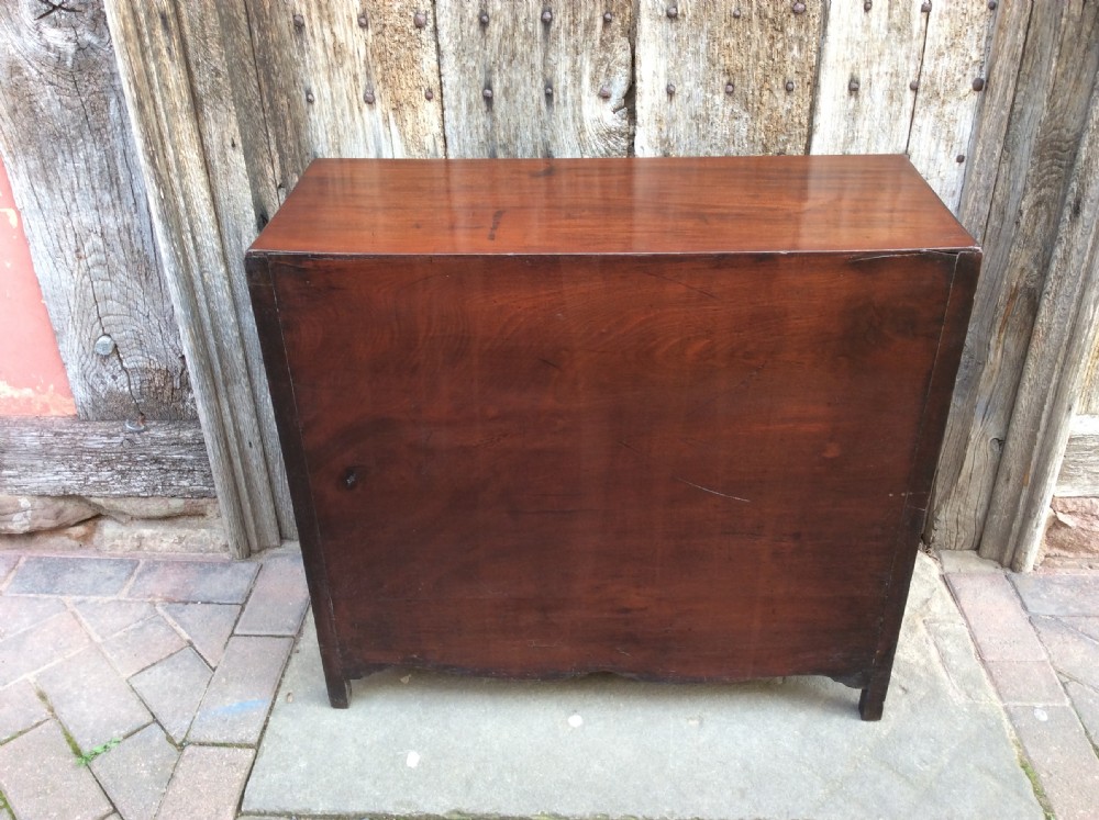 A small 18thC mahogany side cabinet View VII