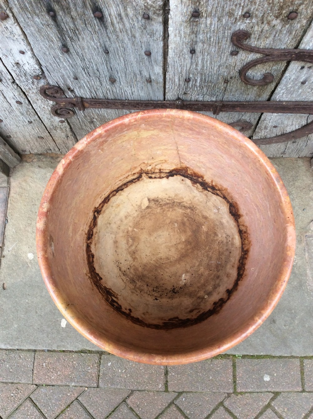 A pink marble planter c.1920 View II