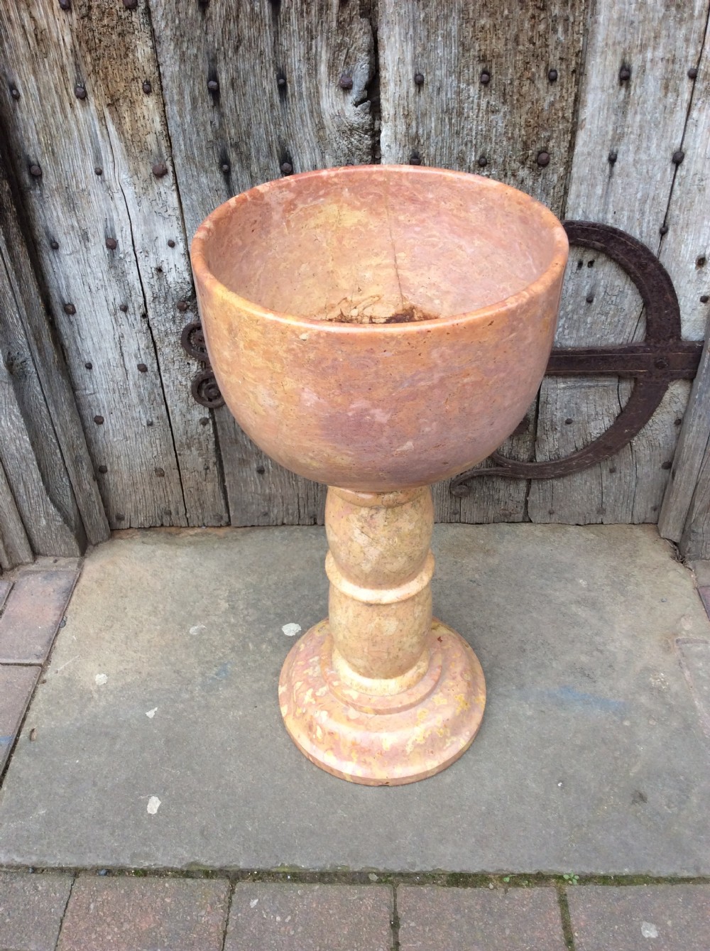 A pink marble planter c.1920 View III
