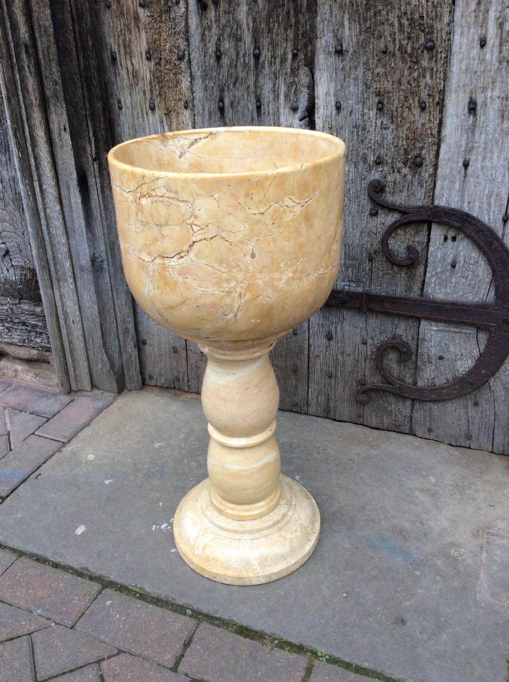 A Sienna marble planter c.1920 View III