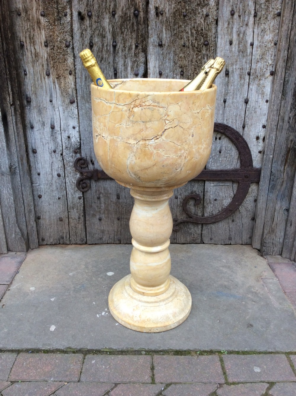 A Sienna marble planter c.1920 View V