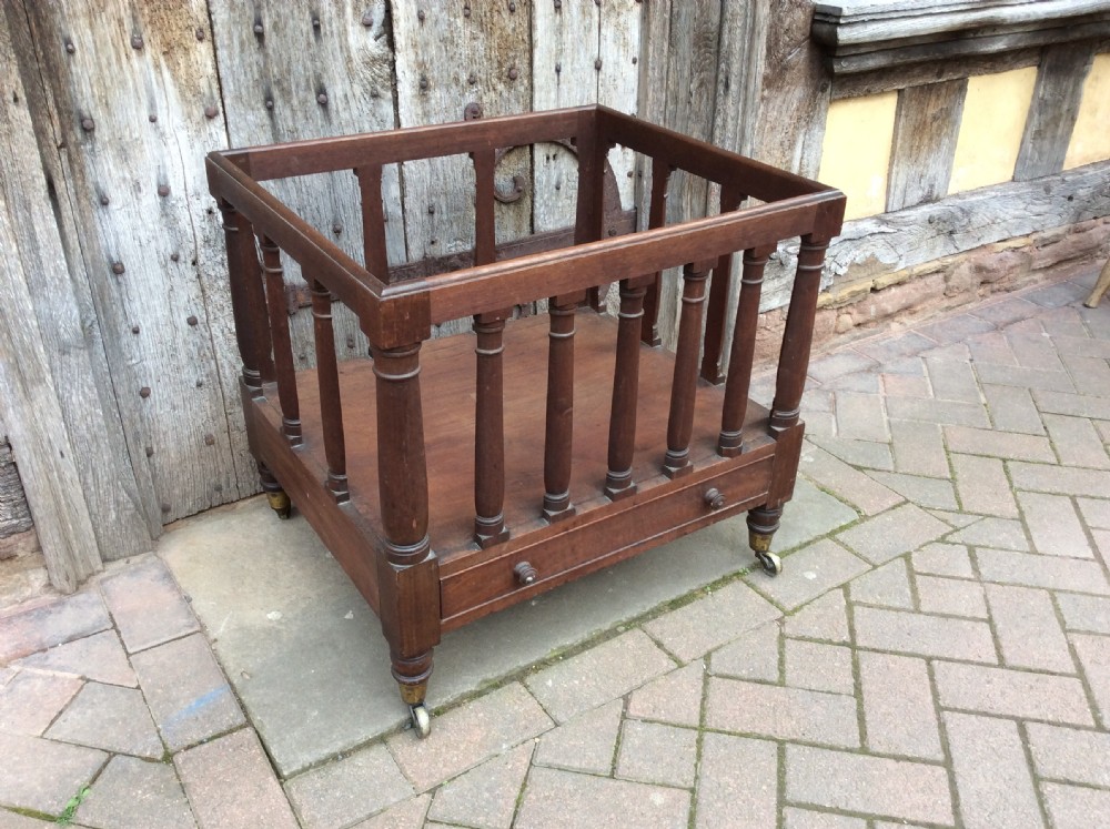 An 18thC mahogany oversized country house canterbury View III