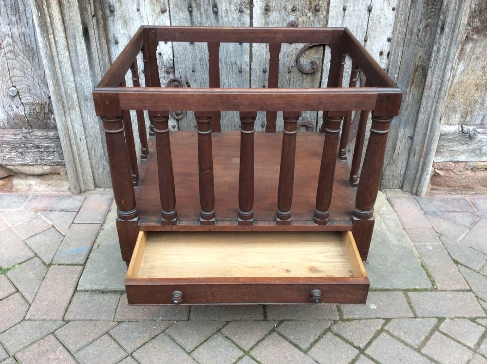 An 18thC mahogany oversized country house canterbury View V