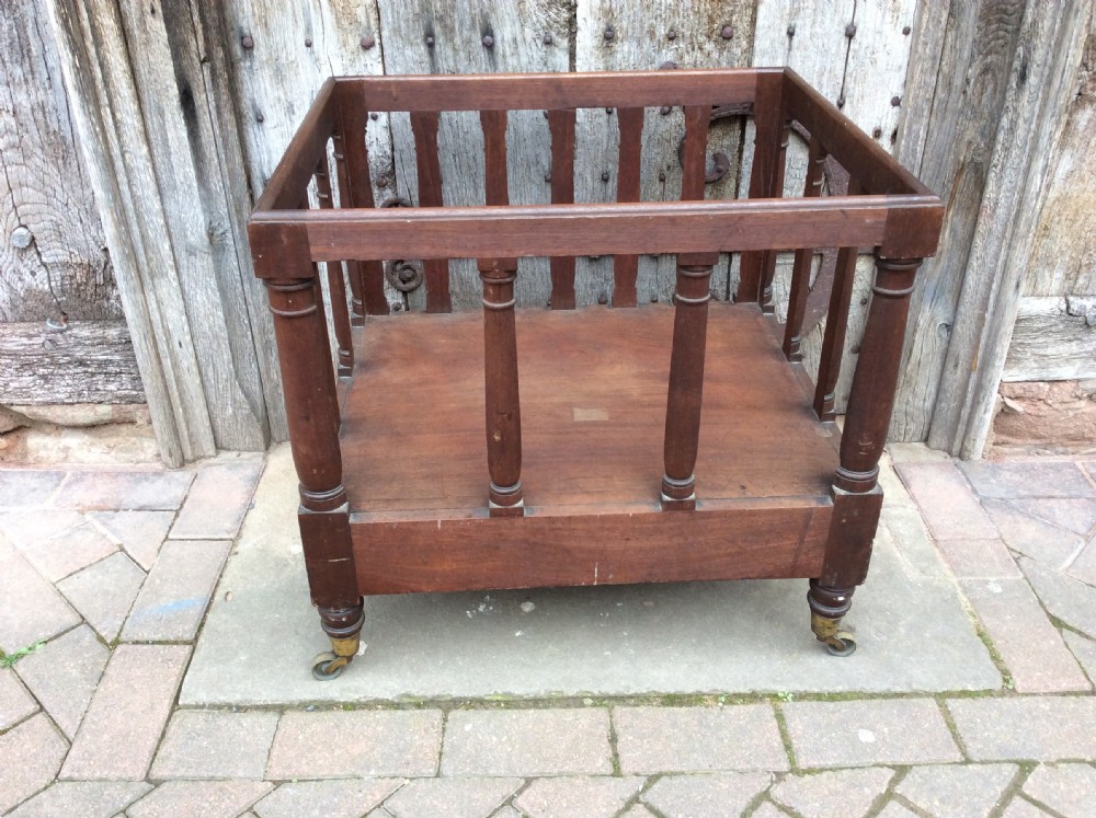 An 18thC mahogany oversized country house canterbury View VI