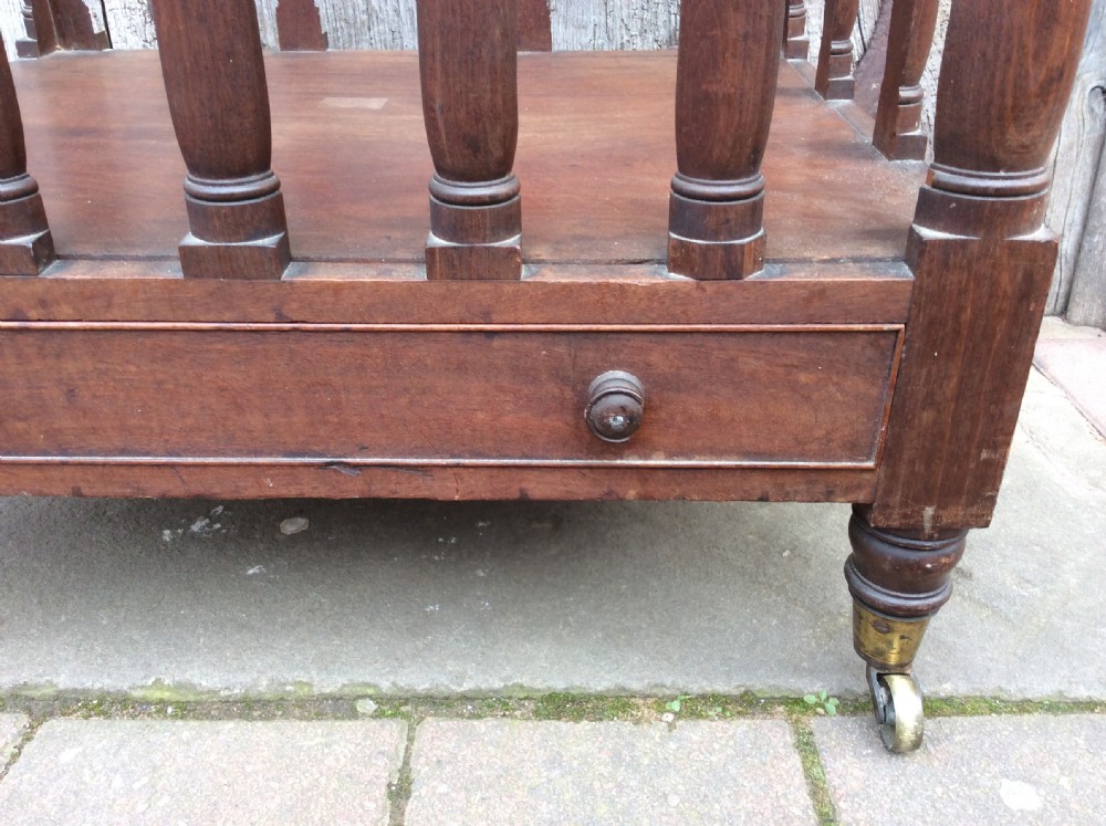 An 18thC mahogany oversized country house canterbury View VIII