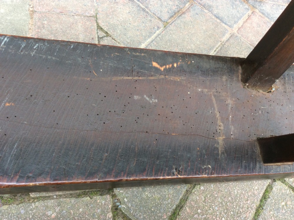 An 18thC Welsh primitive bench  View VII