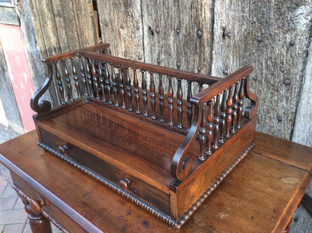 A Regency rosewood book holder View III