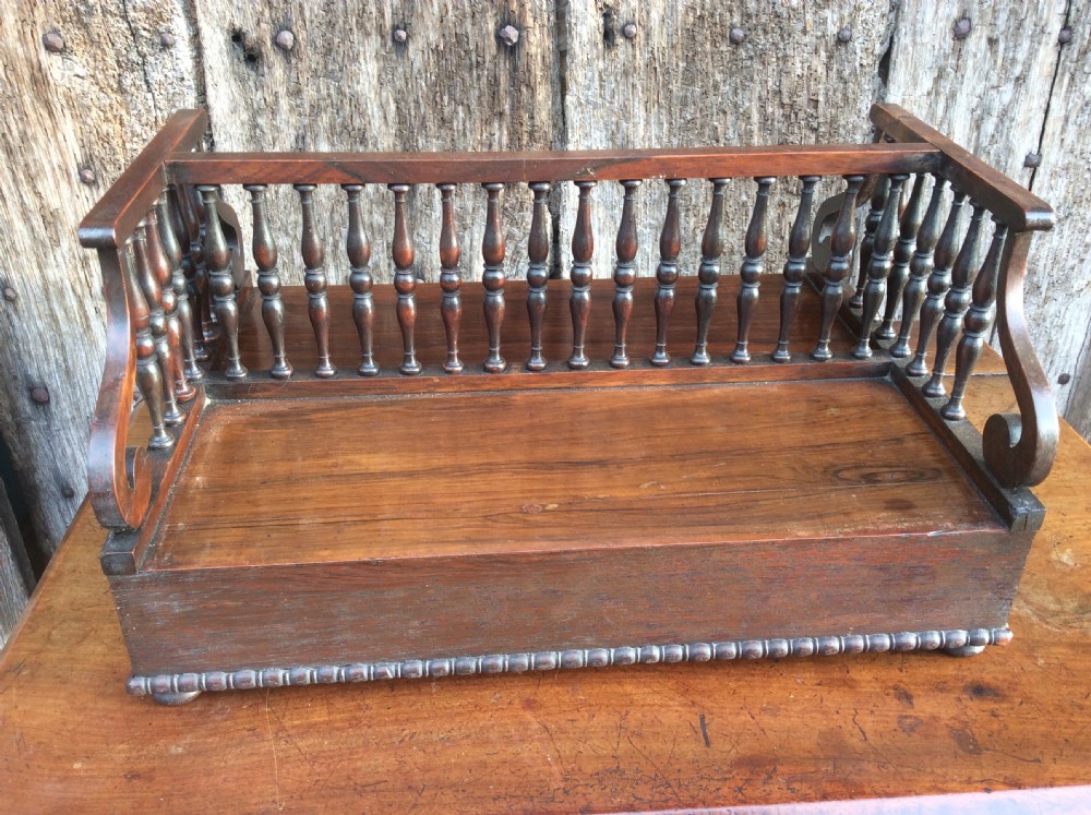A Regency rosewood book holder View V