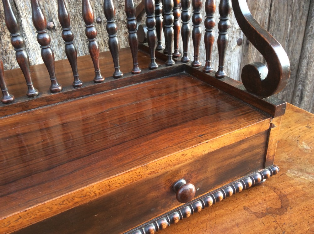 A Regency rosewood book holder View VII