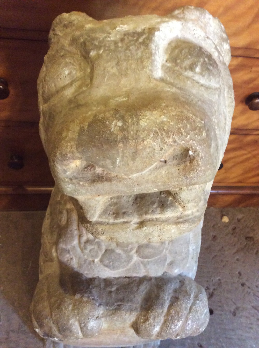 A 17thC stone lion View V