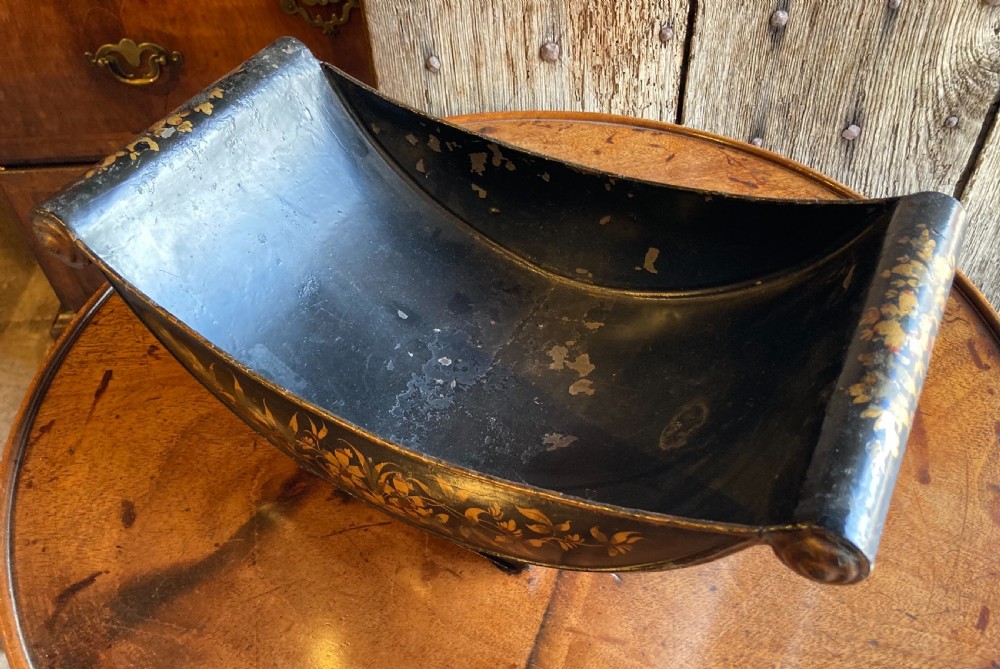 19th century toleware cheese coaster View III