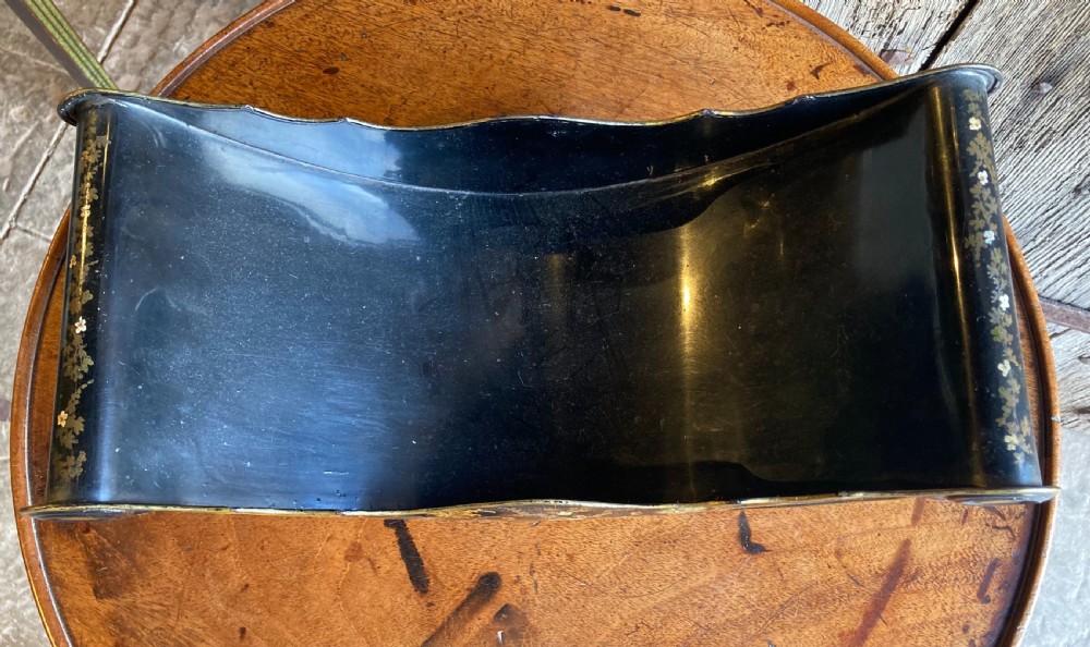 19th century toleware cheese coaster View V